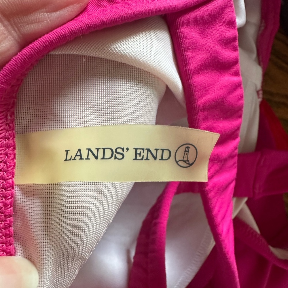 Lands' End Pink Dresskini - Picture 4 of 5